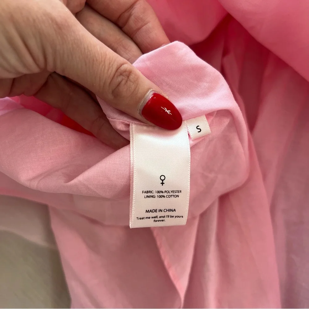 Selkie pink long sleeve dress - Picture 7 of 7